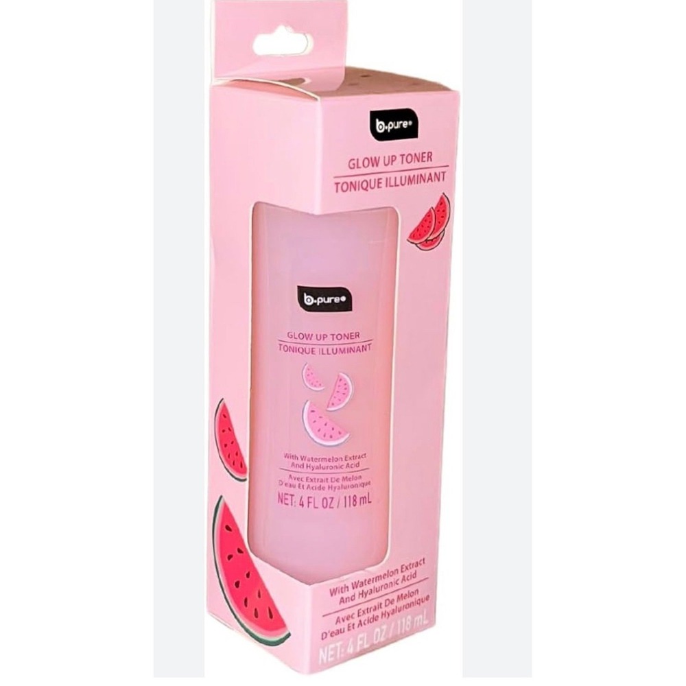 b-pure Glow Up Toner With Watermelon Extract‎ And Hyaluronic Acid 4 Oz.